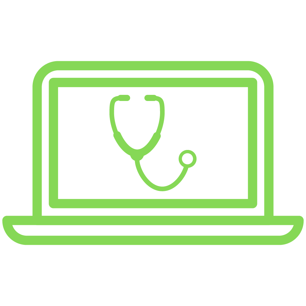 computer healthcare icon